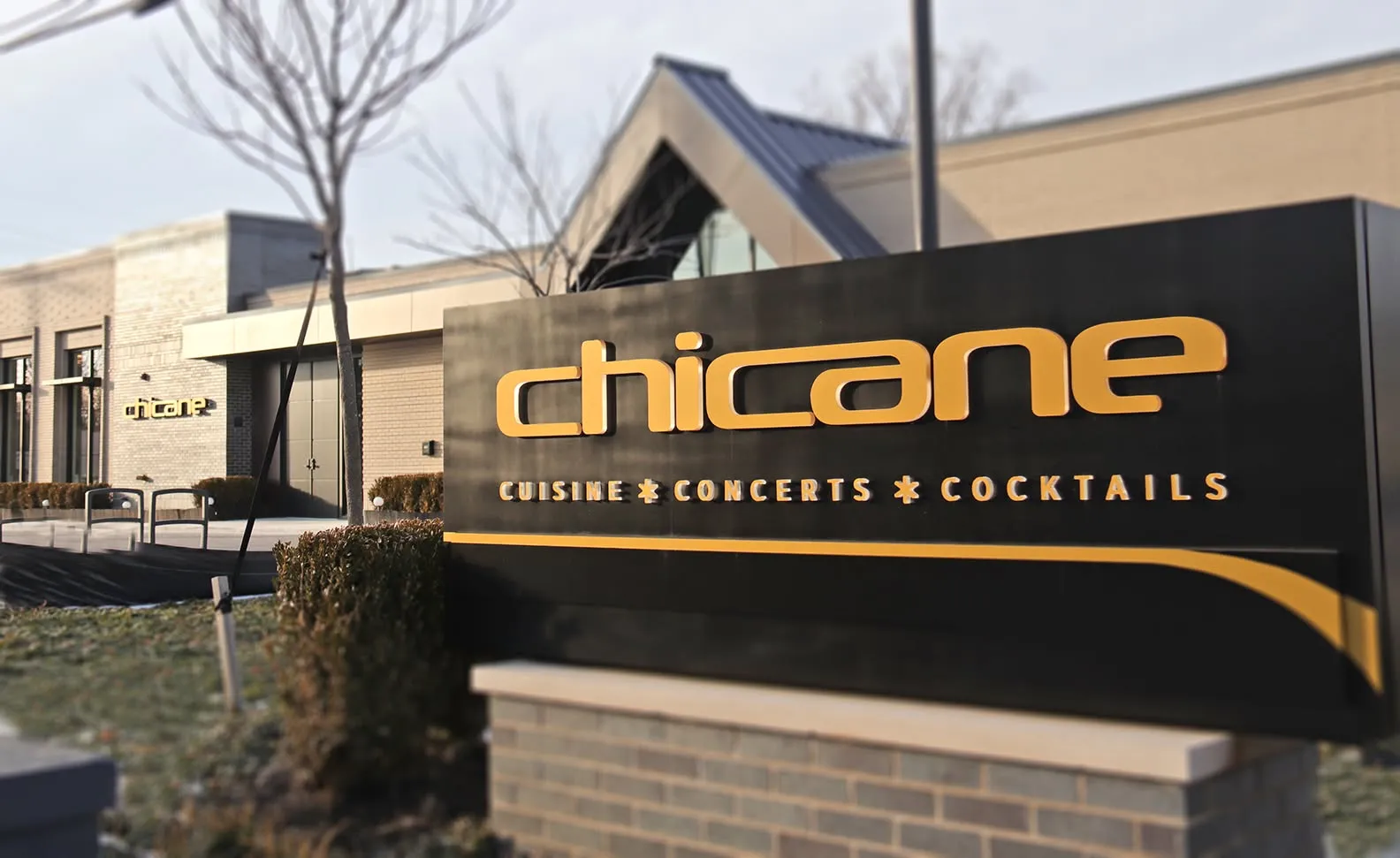 The Chicane entrance on a sunny day