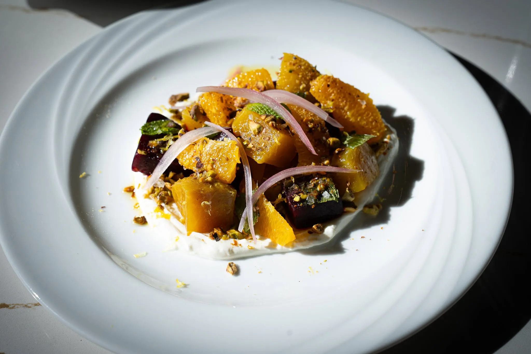 A fresh salad plate