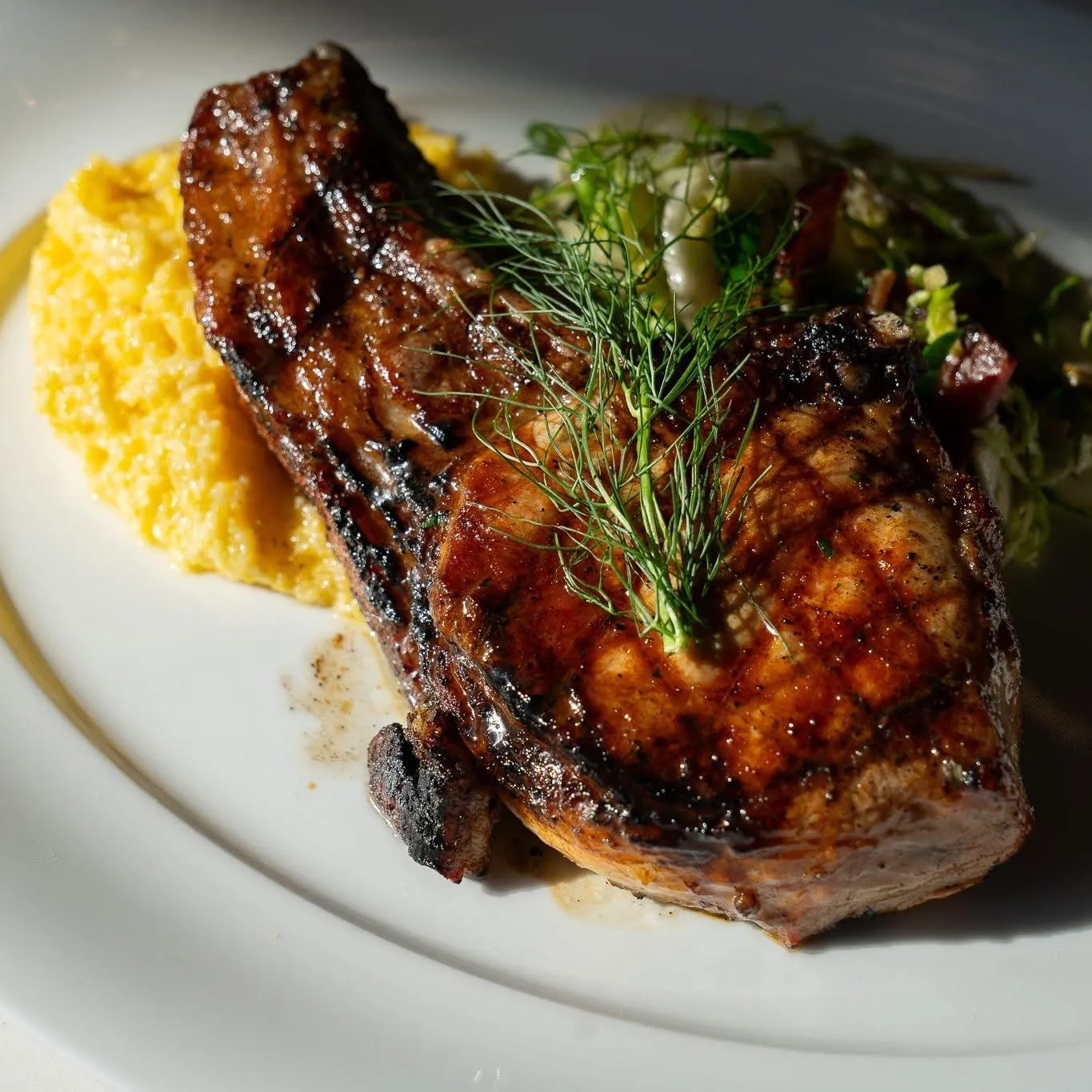 Wood-fired steak