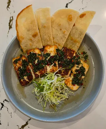 Grilled halloumi