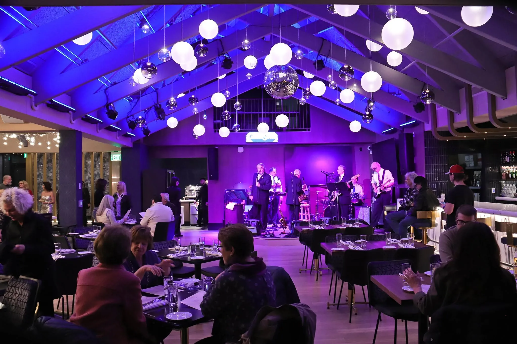 A live performance on stage at Chicane